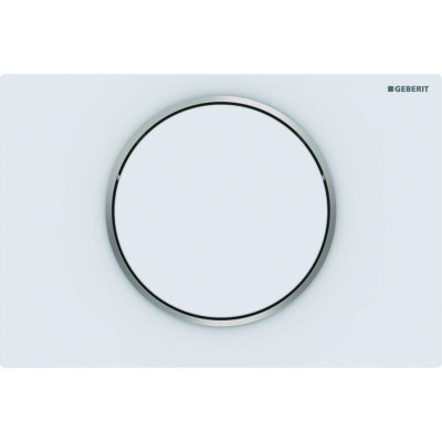 Смывная клавиша GEBERIT SIGMA 10 115.758.JT.5 не остаются отпечатки пальцев